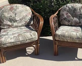 Rattan 2 Chairs