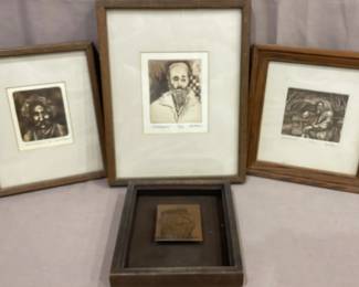 Framed Artwork By Artist 