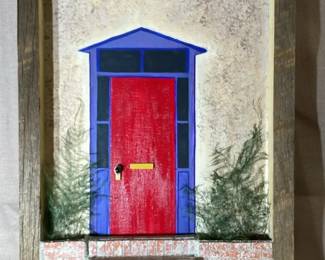 3 Dimensional Front Door Painting 