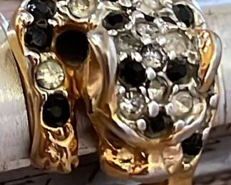 Vintage Climbing Swarovski Jaguar Ring