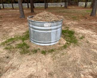 ROUND GALVANIZED TROUGH