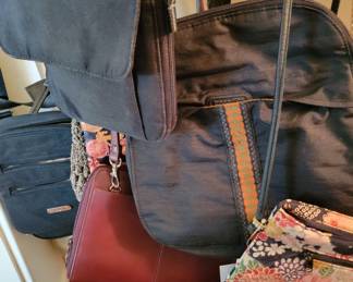 Lots of bags for traveling!