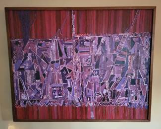 Guatemalan Headdress art by Frederick Kieferndorf.