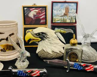 Eagle Figurines Lot 2 Of 3 
