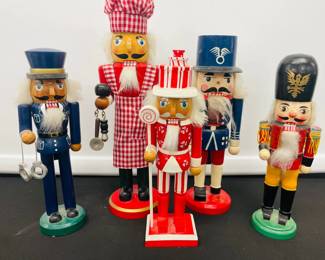 Vintage Wooden Nutcrackers Lot 5 Of 7 