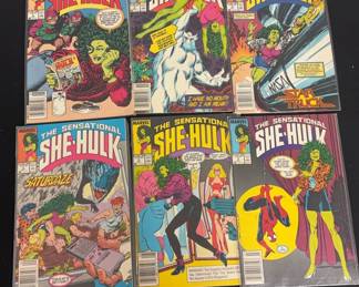 Collection Of Vintage Marvel SheHulk Comics