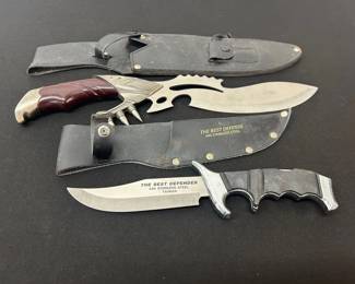 Spiked Fantasy Knife The Best Defender Blade W Sheaths