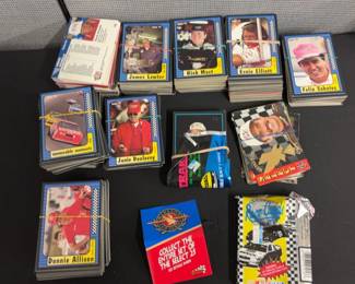 Vintage Racing Trading Card Collection