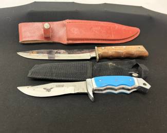 2 Pakistan Fixed Blades W Sheaths
