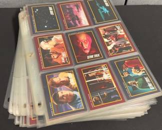 Collection Of Vintage Star Trek Trading Cards