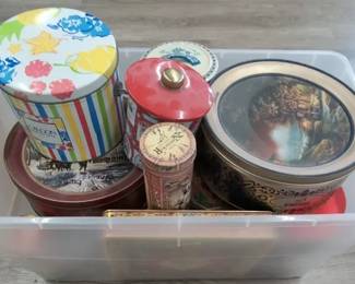 Tin Container Mystery Lot