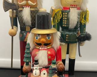 Vintage Wooden Nutcrackers Lot 3 Of 7 