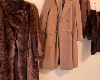 Fur and winter coat collection