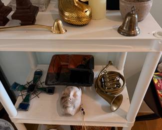 Eclectic treasures collected over many years of travels 