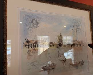 Salvador Dali framed print