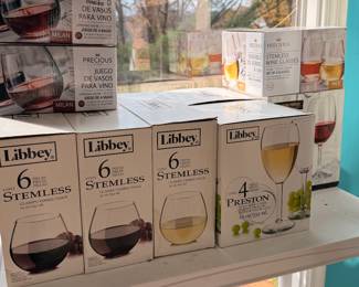 Various drinking glasses