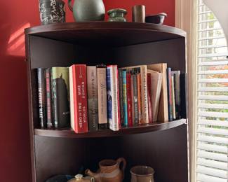 Immense collection of books and pottery