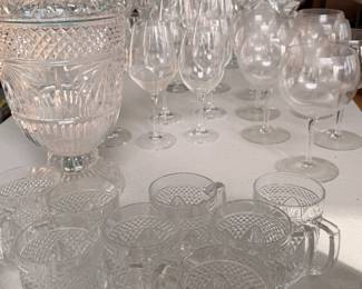 Glassware perfect for those newly married or who enjoy ample hosting 