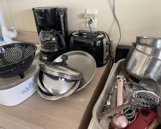 assorted pots & pans