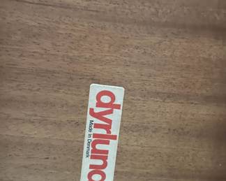 drylund mid century modern table & (8) chairs, delivery possible in South Florida