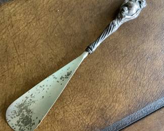 Art Nouveau Sterling Silver Shoe horn