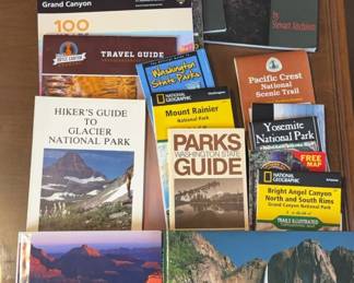 Mix Of Maps & Books Of Our National Parks; Grand Canyon; Glacier; PNW & More