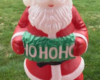 Santa Christmas Blow Mold
