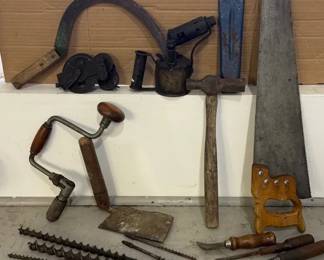 Bridgeport Hardware No.20 Nail Puller & Other Vintage Tools * Governo Blowtorch