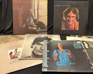 5~JAMES TAYLOR, 3~CAROLE KING Records LPs