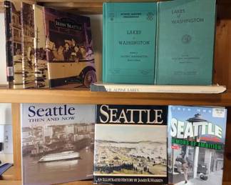 Collection Of Books About Seattle * Vintage 1965-1973 ‘Lakes Of Washington’