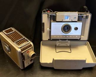 Vintage Brownie KODAK Movie Camera & POLAROID 103