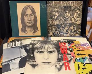 STING; U2; BOZ SCAGGS; DAN FOGELBERG! Records LPs Albums