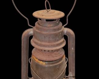 Antique Railroad Kerosene Lantern