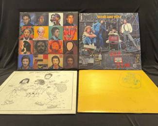 4~ THE WHO Records LPs