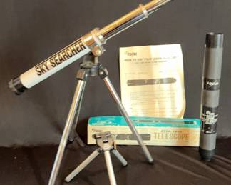 Vintage Telescopes * Focal Zoom Hand 10x - 30x 30 MM * Kid’s Sky Searcher With Tripod *