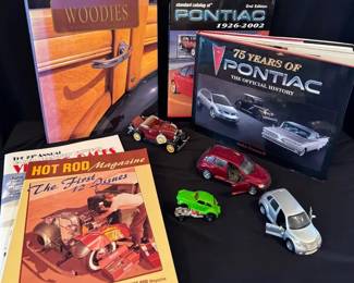 Matchbox Car #43 Dragon Wheels 1972 * 3 Pontiac Books * 2017 PNW Vintage Races Booklet *