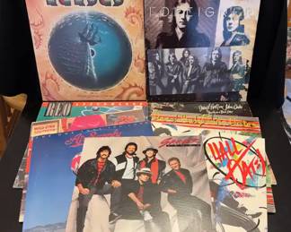 KANSAS; FOREIGNER; 3~HALL&OATES & MORE! Records LPs Albums