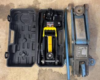 2~ Hydraulic Jacks * BLACK JACK In Kit & Blue One Appears Vintage?