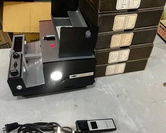 Sawyers Slide Viewer & 5 Slide Wheels * 1969 Europe