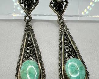 Sterling Silver Turquoise Earrings
