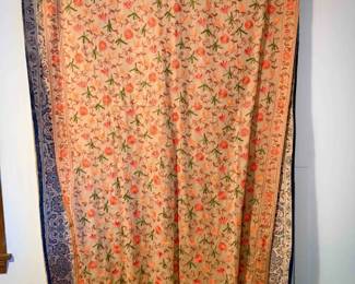 Hand-Embroidered Kashmiri Shawl/Wall Hanging
