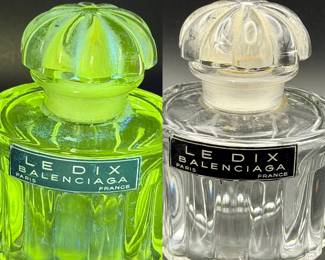 Vintage Balenciaga “Le Dix” Perfume Bottle
