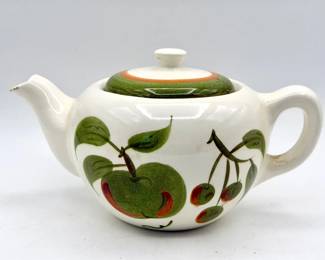 Vintage Stangl Pottery Orchard Song teapot

