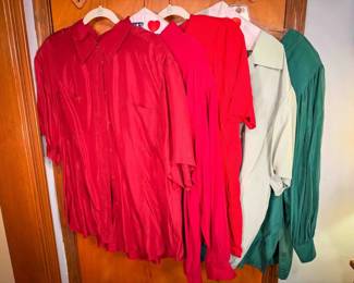 (4) Silk Shirts
