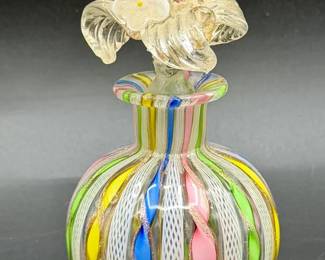 Vintage Murano Venetian Perfume Bottle
