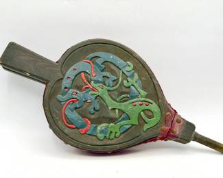 Handmade & Signed Fireplace Bellows
