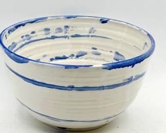 Signed Ceramic Berry Bowl
