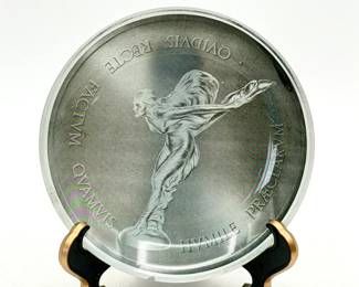 Rolls-Royce "Spirit of Ecstasy" dish
