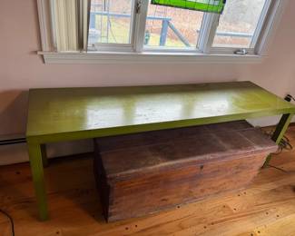 Green Console Table
