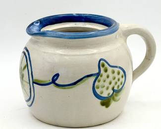 Signed John B Taylor Stoneware Pitcher Harvest Pear
